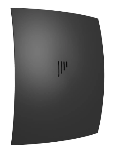 Вентилятор осевой вытяжной с обратным клапаном D 125 DiCiTi BREEZE 5C Matt black, декоративный
