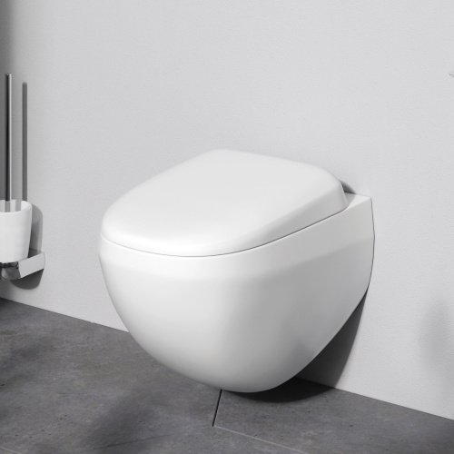 Подвесной унитаз Am.Pm Sensation C301700WH белый, FlashClean безободковый
