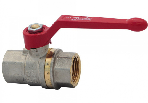 Кран шаровый полнопроходной  ДУ20, РУ40, ВВ, Kvs 28 м3/ч, Danfoss BVR