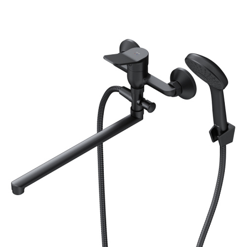 Смеситель для ванны AM.PM X-Joy F85A90122 излив 325 мм, черный