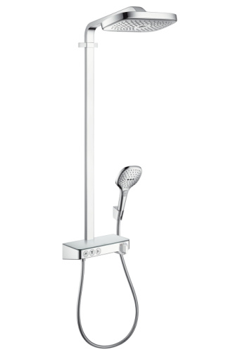 Душевая система с термостатом Hansgrohe Raindance Select E 300 3jet Showerpipe хром 27127000
