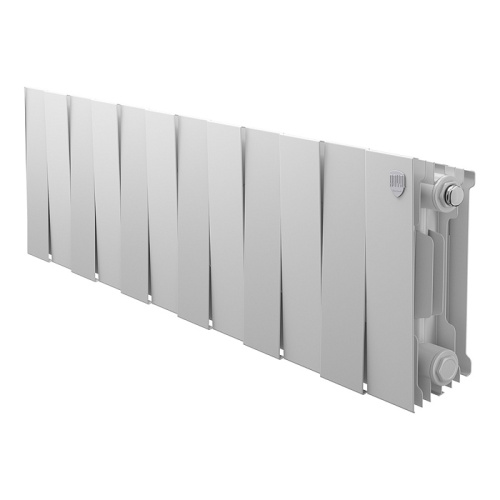 Биметаллический радиатор Royal Thermo PianoForte 200 - 12 секции, боковое, белый Bianco Traffico