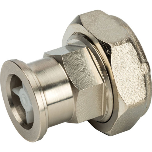Разъемное соединение Stout SDG-0019-020020 с плоским уплотнением, никелированное 3/4"