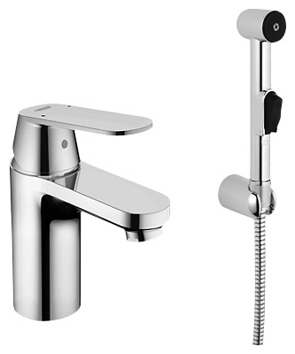 Смеситель для раковины Grohe Eurosmart Cosmopolitan 23125000 хром, с гигиеническим душем