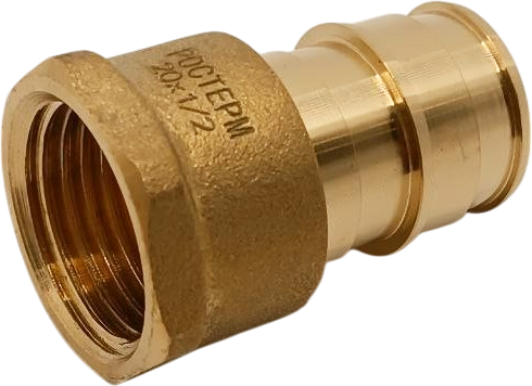 Соединитель РОСТерм 20x1/2"В латунь, лайт Q&E PE-x L20COUP12INT