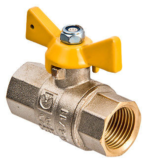 Кран шаровой 3/4"ВВ для газа, ручка бабочка Valtec Valgas VT.277.N.05