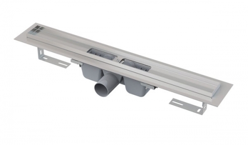 Душевой лоток Alcaplast APZ1-750 с порогами, для перфорированной решетки, с горизонтальным стоком, L 750 мм