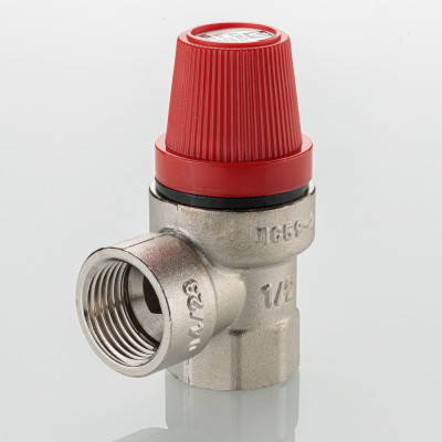 Клапан предохранительный Valtec 1/2"ВВ PN10, Pн 1,5 бар VT.0490.N.0415