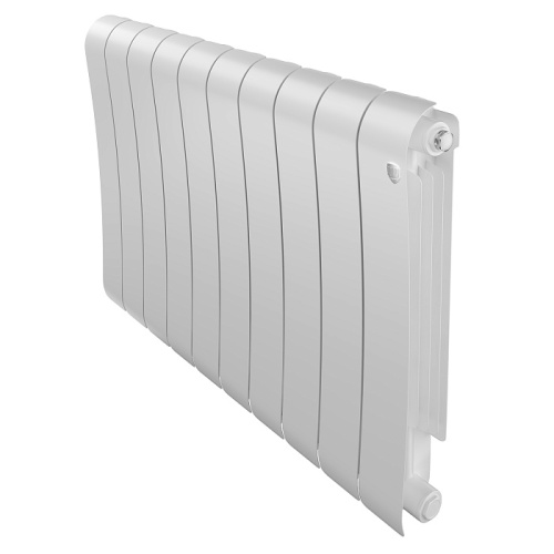 Биметаллический радиатор Royal Thermo INFINITY 500 - 10 секций, боковое, белый Bianco Traffico