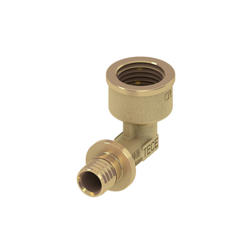 Угольник с резьбой 16x1/2"В латунь TECEflex