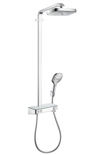 Душевая система с термостатом Hansgrohe Raindance Select E 300 2jet Showerpipe хром 27126000