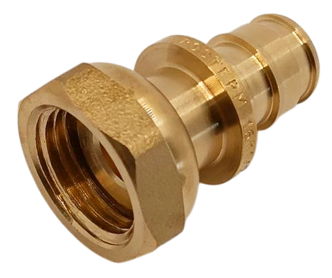 Соединитель с накидной гайкой РОСТерм 16x1/2"В, лайт Q&E PE-x L16COUPNUT12