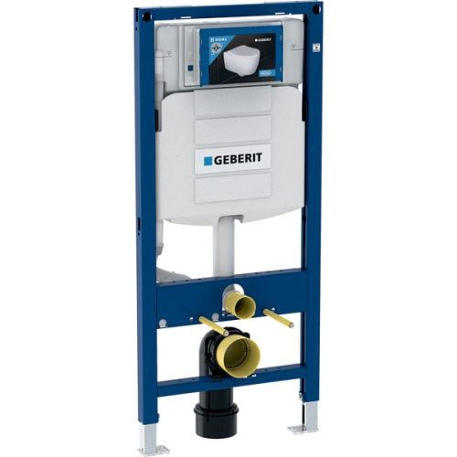 Инсталляция для подвесного унитаза Geberit Duofix , 112 см, со смывным бачком скрытого монтажа Sigma 12 см