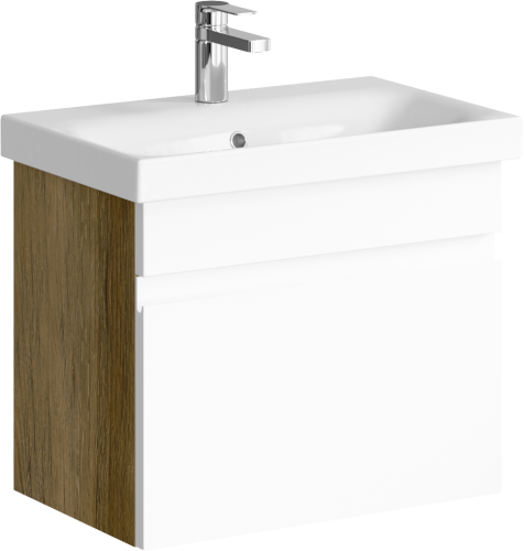 Тумба с умывальником AQWELLA Smart 60 Дуб балтийскиий SRT0106DB