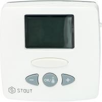 Термостат Stout комнатный электронный WFHT-LCD. С выносным датчиком STE-0002-000015