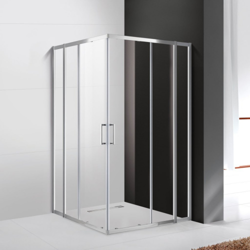 Душевой уголок 130x130 Cezares MOLVENO-A-22-100+30-P-Cr