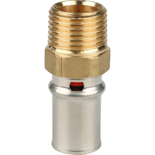 Соединитель пресс Stout 16х1/2"Н металлопластик SFP-0001-001216