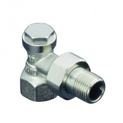 Вентиль запорный "Combi 4" угловой  DN 15  1/2" Oventrop