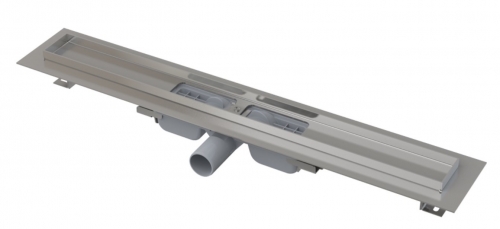 Душевой лоток Alcaplast APZ101-650 LOW, с порогами, для перфорированной решетки, с горизонтальным стоком