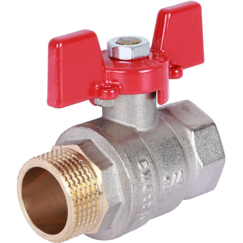 Кран шаровой 3/4"ВН ручка бабочка Rommer