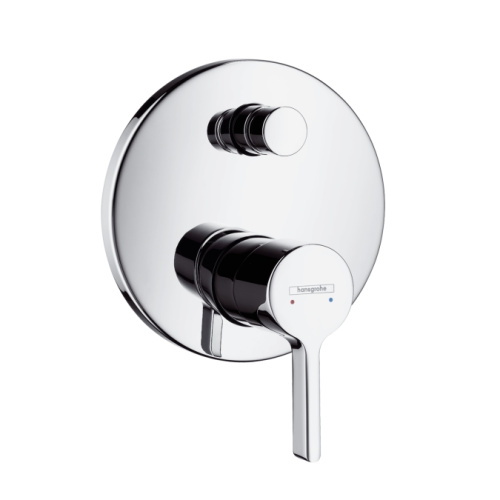 Смеситель для скрытого монтажа Hansgrohe Metris S 31465000 Хром, с переключателем вакуумного типа, неполный комплект