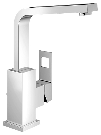 Смеситель для раковины Grohe Eurocube 2313500E хром, донный клапан, поворотный излив