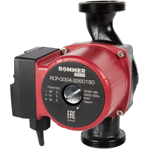 Циркуляционный насос Rommer PROFI 32/60-180 мм, до 68 л./мин.