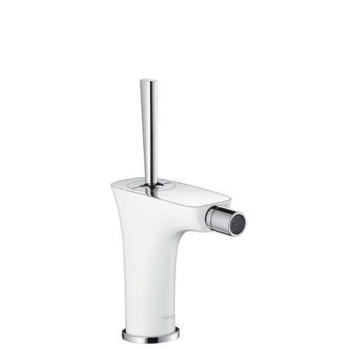 Смеситель для биде Hansgrohe PuraVida 15270400 Белый/Хром, донный клапан