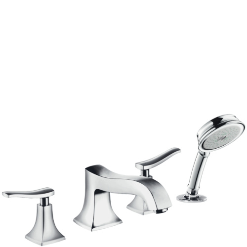 Смеситель для ванны Hansgrohe Metris Classic 31314000 хром, на 4 отверстия