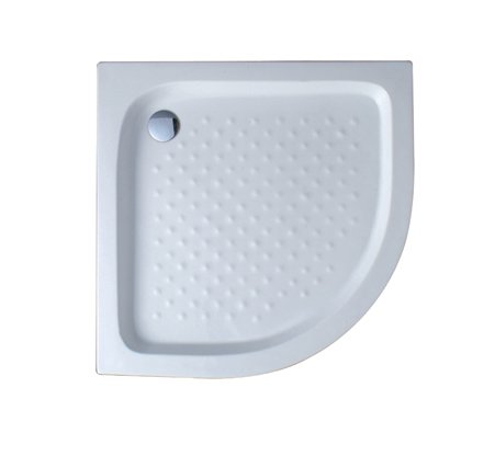 Душевой поддон 95x95 Cezares TRAY-A-R-95-550-15-W радиусный, акриловый