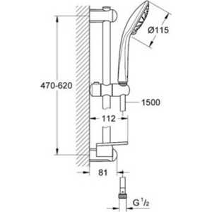 Душевой гарнитур Grohe Euphoria Eco 27242001