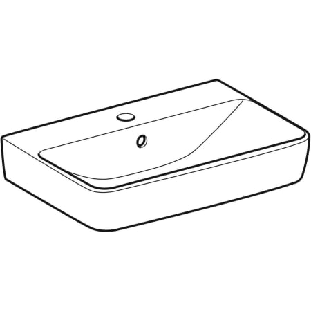 Раковина Geberit Renova Compact 226155000