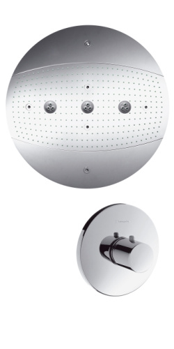 Верхний душ Hansgrohe Raidance Rainmaker 28403000 без подсветки