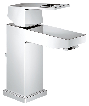 Смеситель для раковины Grohe Eurocube 2312700 хром, донный клапан