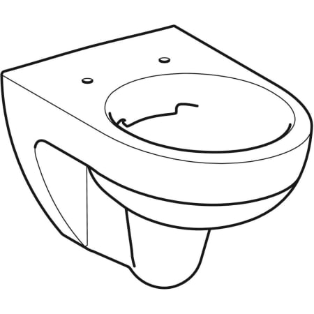 Подвесной унитаз Geberit Renova, Rimfree 203050000