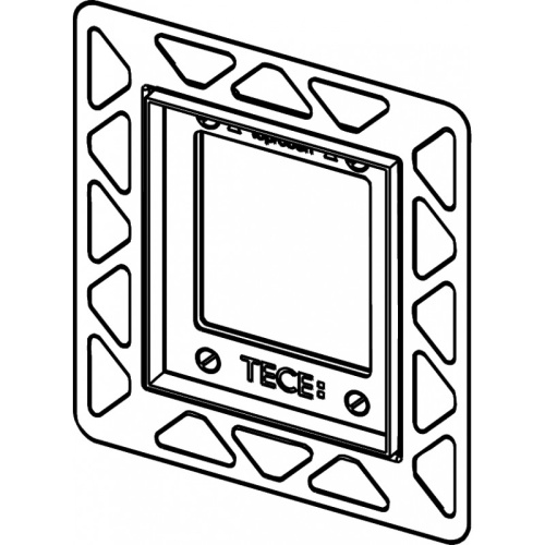 Монтажная рамка TECE белая для стеклянных клавиши Loop и Square на писсуар 9242646