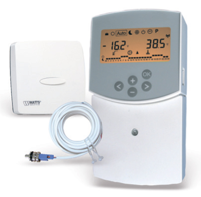 Погодозависимый контроллер Watts Climatic Control P03654,для систем отопления 10021170