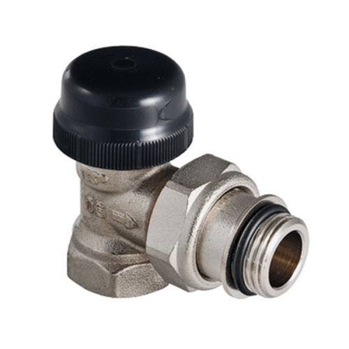 Клапан термостатический угловой 3/4" Valtec с преднастройкой (KV 0,1-0,6) VT.037.N.05
