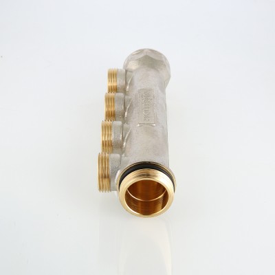 Коллектор 2 выхода Valtec 1"x3/4"Н евроконус VTc.500.NE.060502