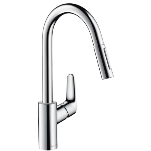 Смеситель для кухни Hansgrohe Focus 31815000 хром, выдвижной излив