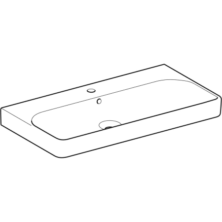 Раковина Geberit Smyle Square 500.249.01.1
