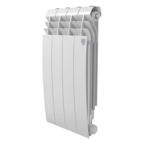 Алюминиевый радиатор Royal Thermo BILINER A 500 - 4 секции, боковое, белый