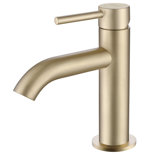 Смеситель для раковины ABBER Wasser Kreis AF8110G золото матовое