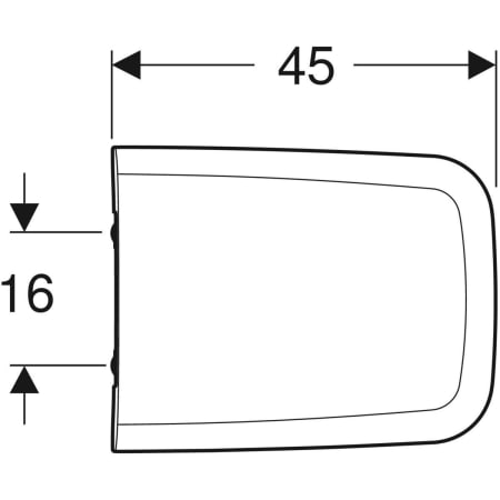 Сиденье для унитаза Geberit iCon Square 500.837.01.1