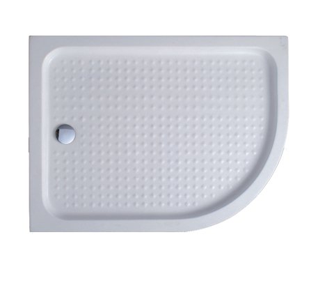 Душевой поддон 120x90 Cezares TRAY-A-RH-120/90-550-15-W-L левый, асимметричный, акриловый