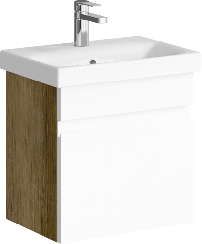 Тумба с умывальником AQWELLA Smart 50 Дуб балтийский SRT0105DB