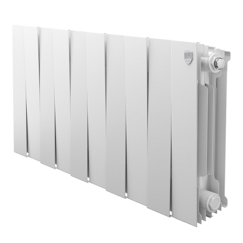 Биметаллический радиатор Royal Thermo PianoForte 300 - 10 секций, боковое, белый Bianco Traffico
