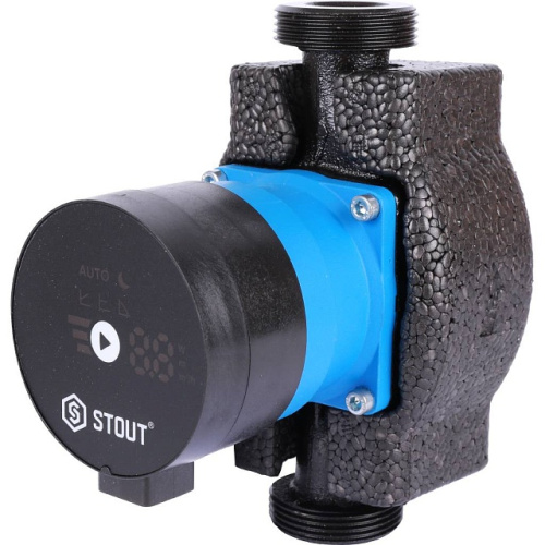 Циркуляционный насос Stout MINI Pro 25/80-180 мм, до 71 л./мин., 5 режимов работы