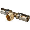 Тройник с резьбой пресс 16x1/2"Нx16 Stout металлопластик SFP-0008-161216