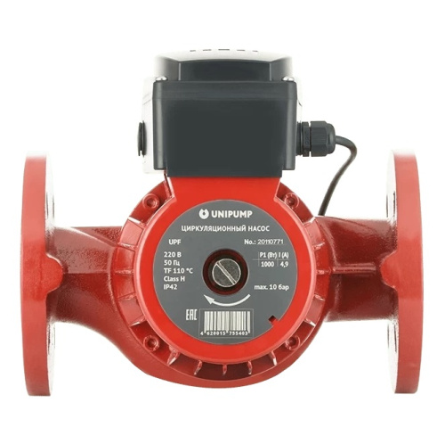 Насос циркуляционный Unipump UPF3 65-120 300 мм, до 716 л./мин., трёхфазный, фланцевый, одна скорость